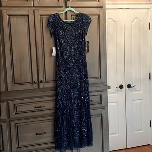 Pisarro Nights sequin and beaded dress